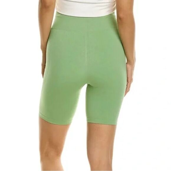 NWT WeWoreWhat Seamless Biker Shorts in Solid Fair Green Size Small - Picture 10 of 14